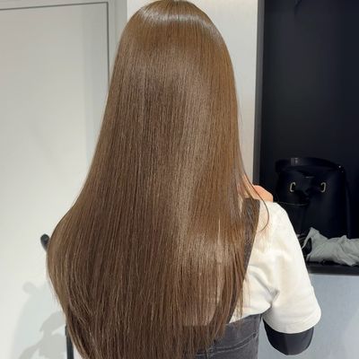 カット＋高難易度縮毛矯正（ブリーチ毛）＋髪質改善oggi otto1st TR