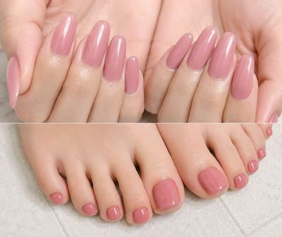 【オフ有/HAND＆FOOT】ワンカラーorラメグラデ