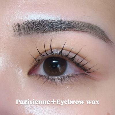【朝楽セット🧁🤍】🎀美眉アイブロウWAX(メイク付🍯)＆パリジェンヌ