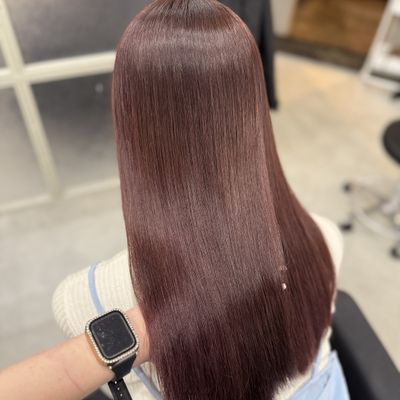 【ネイリー限定】カット➕カラー➕𝐀𝐮𝐣𝐮𝐚トリートメント